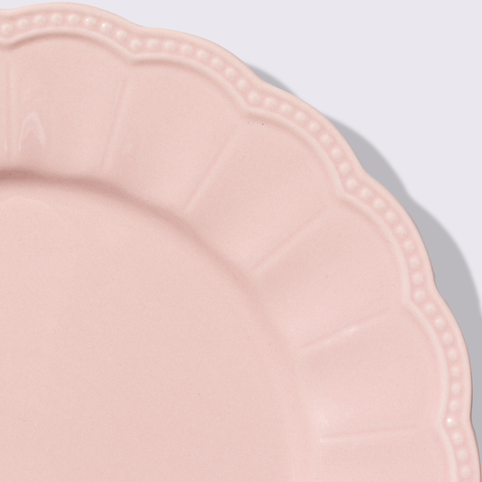 PLATO TRINCHE 13" BRISA COLOR ROSA 6 PIEZAS BABEL