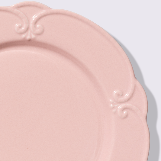 PLATO 10.5" BRISA COLOR ROSA 6 PIEZAS BABEL