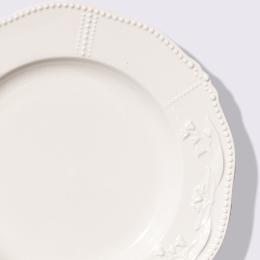 PLATO PARA ENSALADA 9" MARFIL 6 PIEZAS BABEL