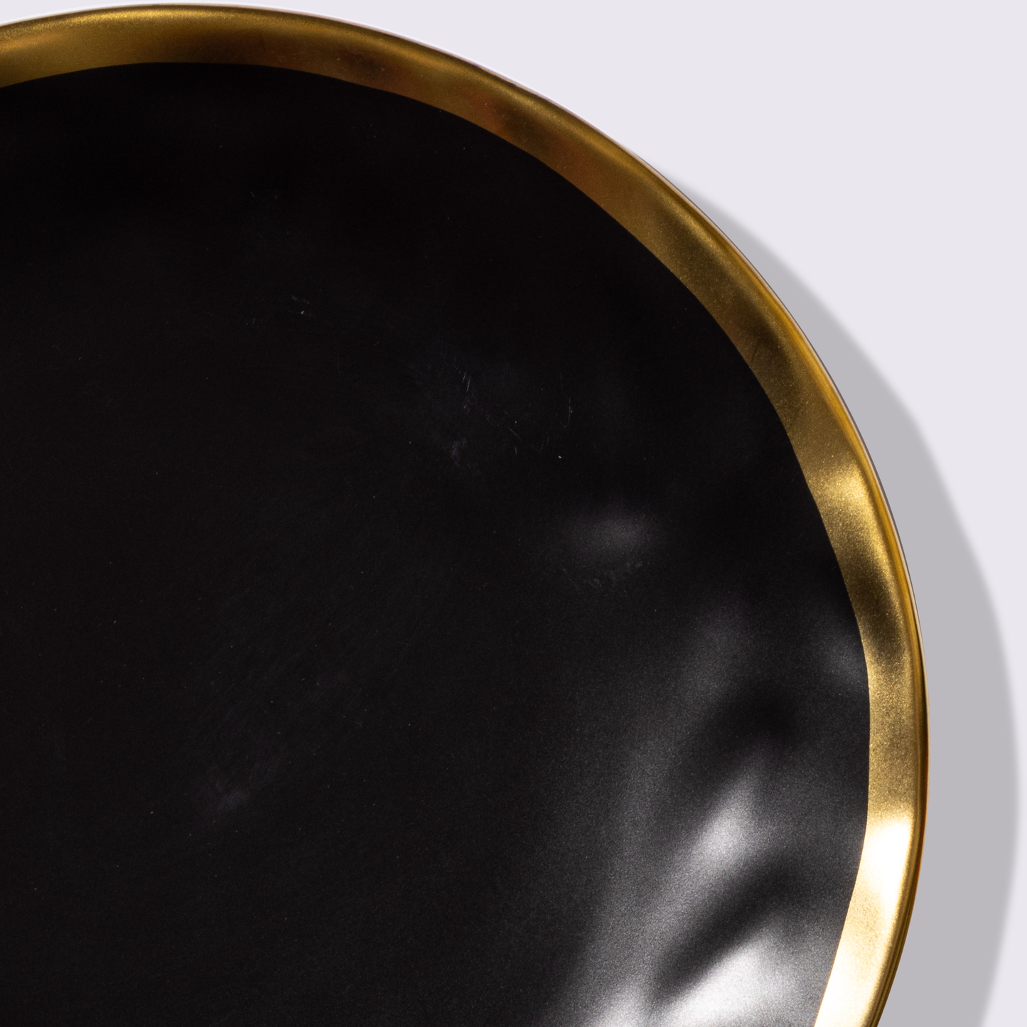 PLATO 10" AURORA COLOR NEGRO 6 PIEZAS  BABEL