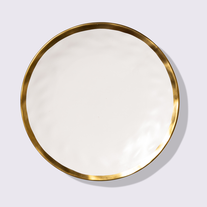 PLATO 10" AURORA COLOR BLANCO 6 PIEZAS BABEL