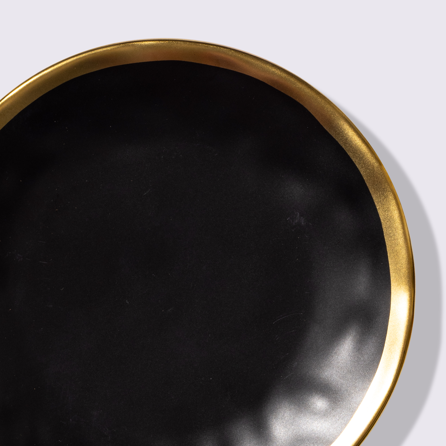 PLATO PARA ENSALADA 8" AURORA COLOR NEGRO 6 PIEZAS BABEL