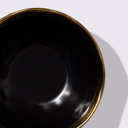 PLATO PARA SOPA 6" AURORA COLOR NEGRO 6 PIEZAS BABEL