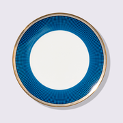 PLATO TRINCHE 12" AZUR COLOR AZUL 6 PIEZAS BABEL