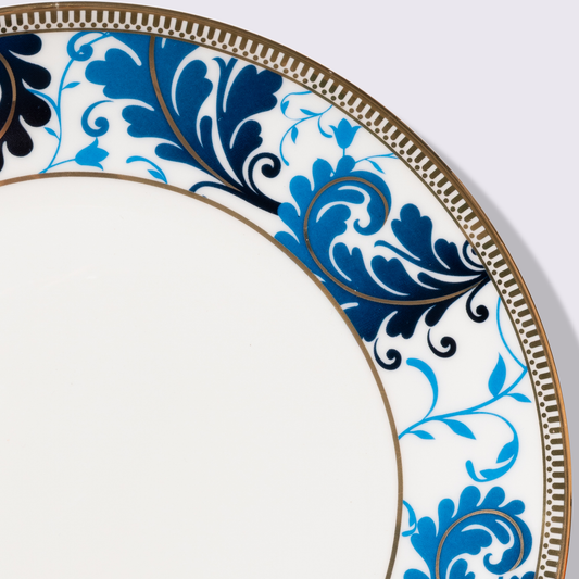 PLATO 10.5" AZUR COLOR AZUL 6 PIEZAS BABEL