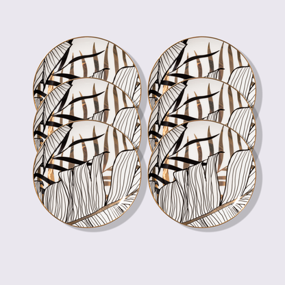 PLATO 8" BOTÁNICA 6 PIEZAS BABEL