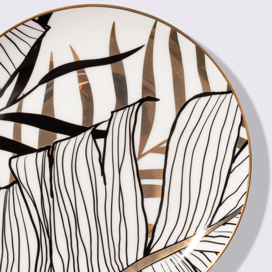 PLATO 8" BOTÁNICA 6 PIEZAS BABEL