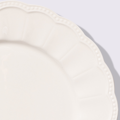 PLATO TRINCHE 13" BRISA COLOR BLANCO 6 PIEZAS BABEL