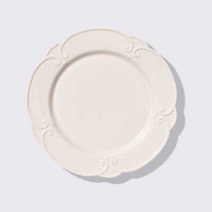 PLATO 10.5" BRISA COLOR BLANCO 6 PIEZAS BABEL