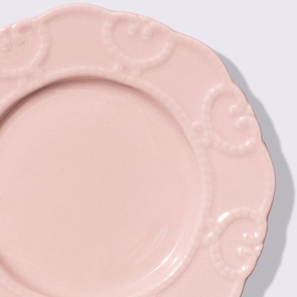 PLATO PARA ENSALADA 8" BRISA COLOR ROSA 6 PIEZAS BABEL