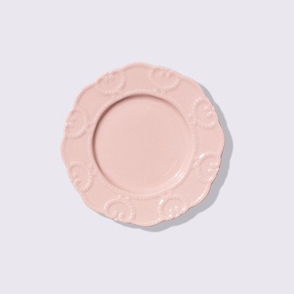 PLATO PARA ENSALADA 8" BRISA COLOR ROSA 6 PIEZAS BABEL