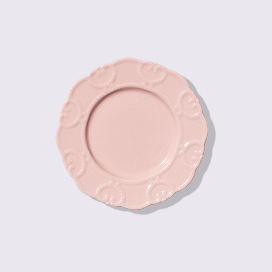 PLATO PARA ENSALADA 8" BRISA COLOR ROSA 6 PIEZAS BABEL