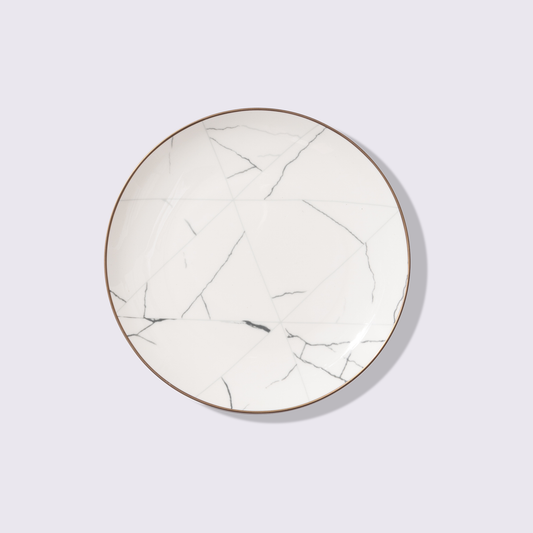 PLATO PARA ENSALADA 8" MÁRMOL 6 PIEZAS BABEL